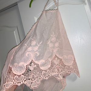 Lacy halter top